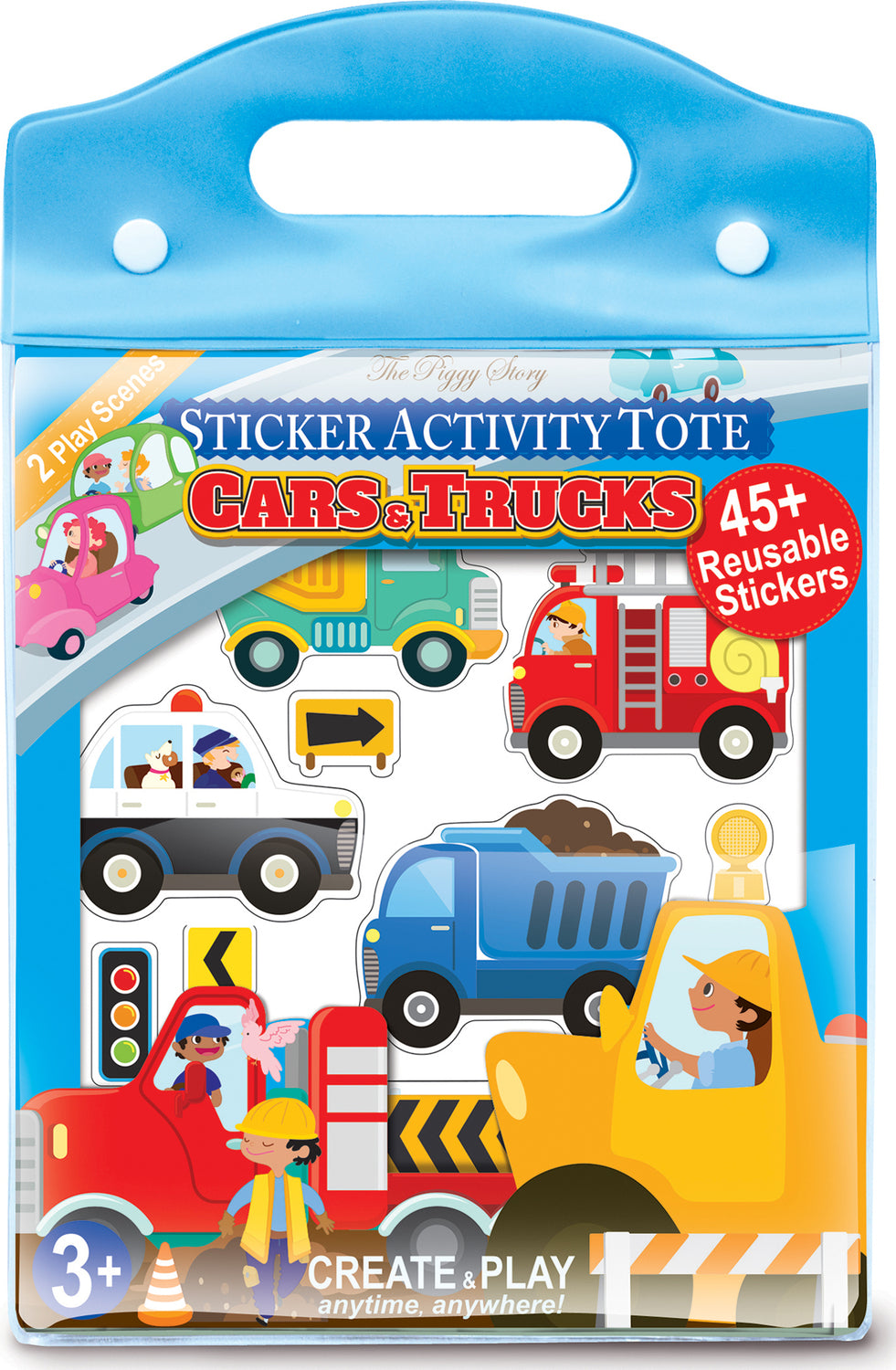 Sticker Activity Tote- Cars & Trucks
