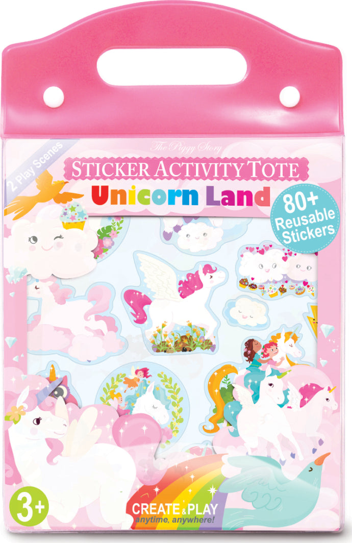 Sticker Activity Tote- Unicorn Fantasy