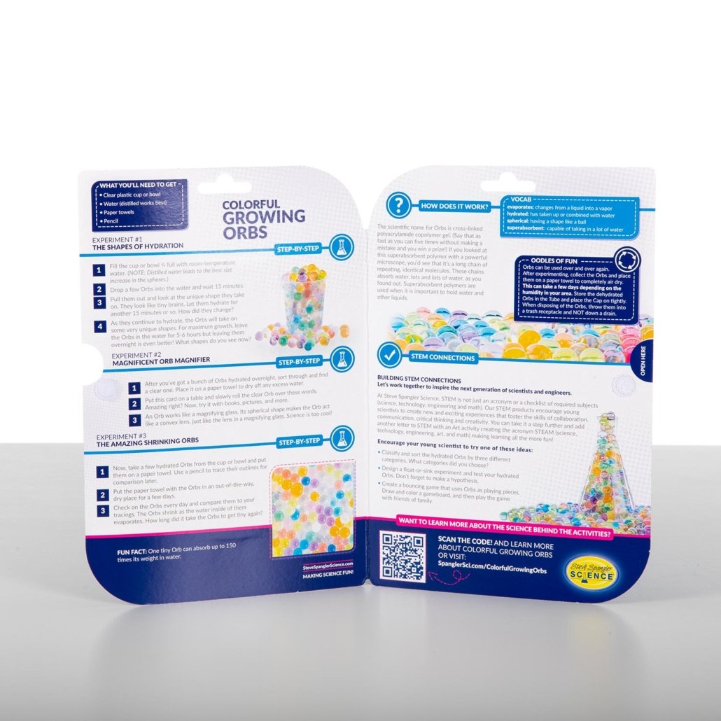 Colorful Growing Orbs Tube