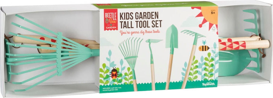 KIDS GARDEN TALL TOOL SET