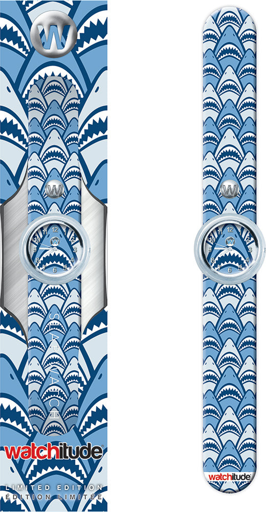 Shark frenzy - Watchitude Slap Watch