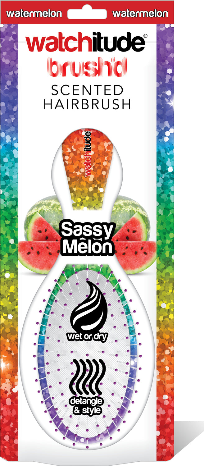 Sassy Melon - Scented Hair Brush By Watchitude
