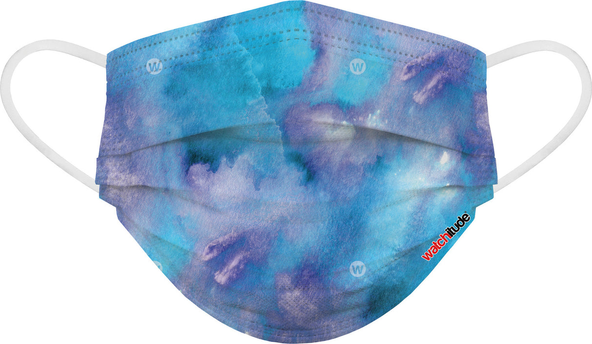 6 Pack Kids Masks  - Rainbow Tie Dye + Purple Tie Dye