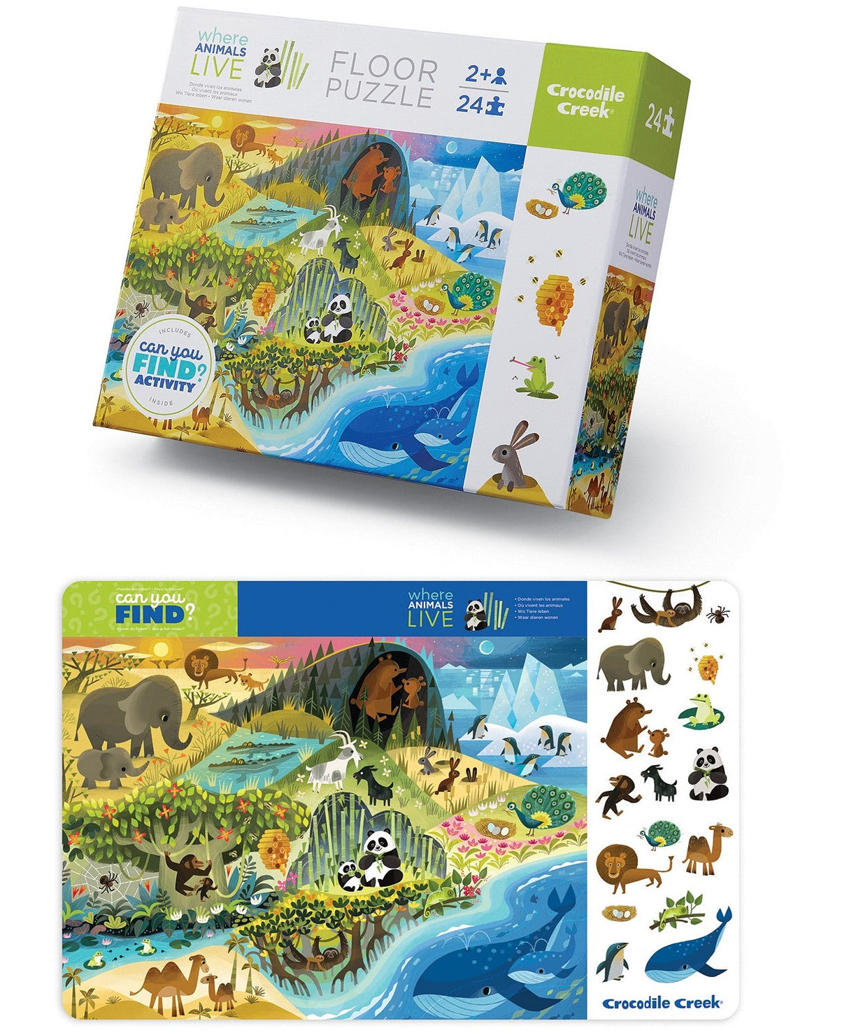 24pc Where Animals Live