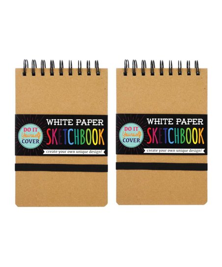 White DIY Sketchbook