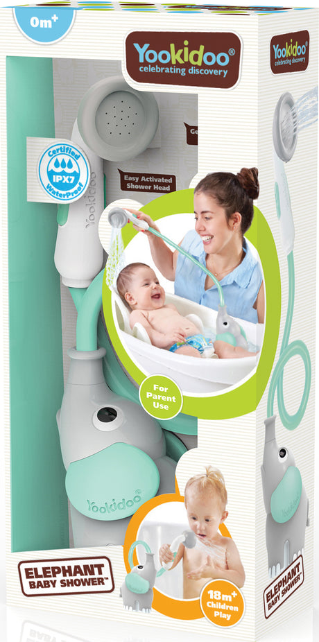 Elephant Baby Shower - Turquoi