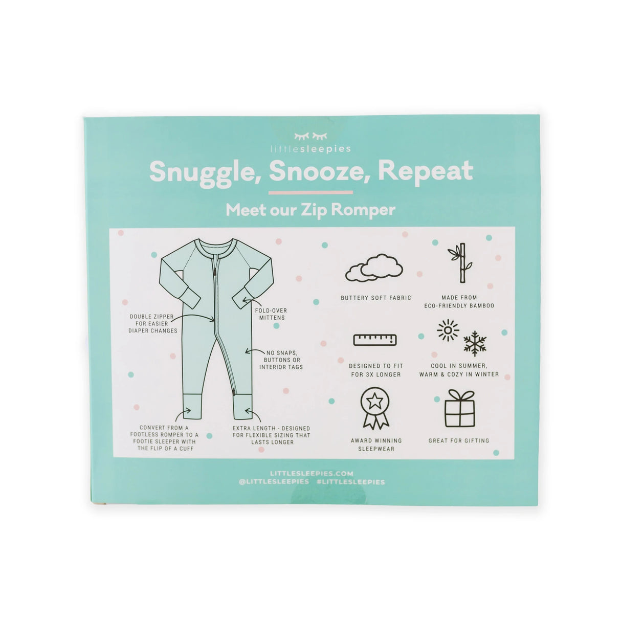 Pastel Rainbows, Bubblegum & Sunshine Zippy Grow With Me Gift Box