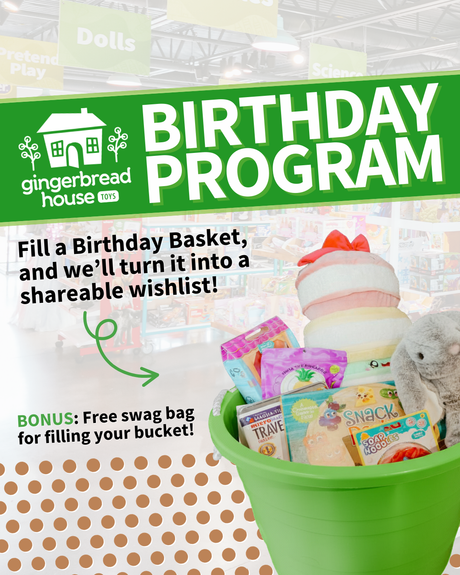 The Gingerbread House Toys Birthday Basket Experience!