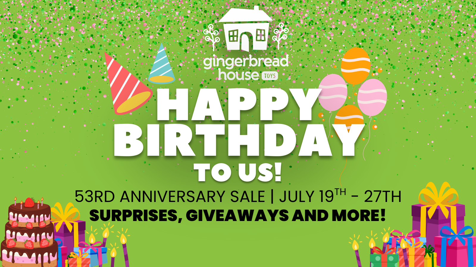 Gingerbread House Anniversary Sale 🎂 (Pick a Candle + Save!)