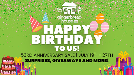 Gingerbread House Anniversary Sale 🎂 (Pick a Candle + Save!)
