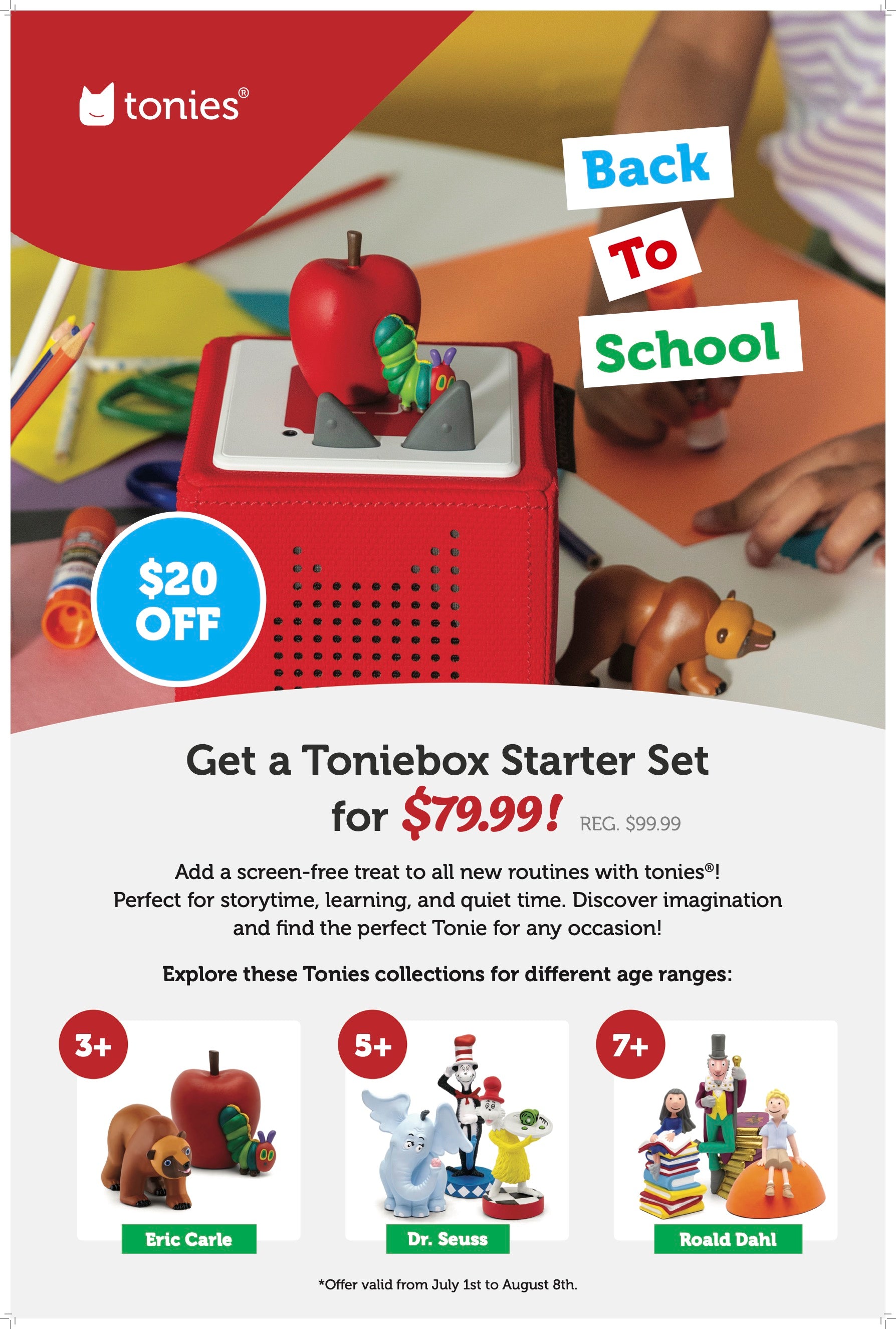 Back to School Toniebox Starter Set Sale - Gingerbread House Toys