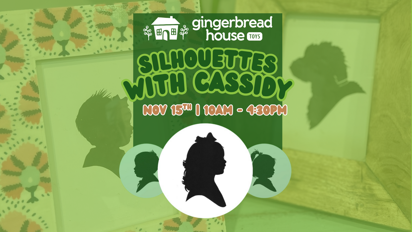 Silhouette Portrait Event with Cassidy!