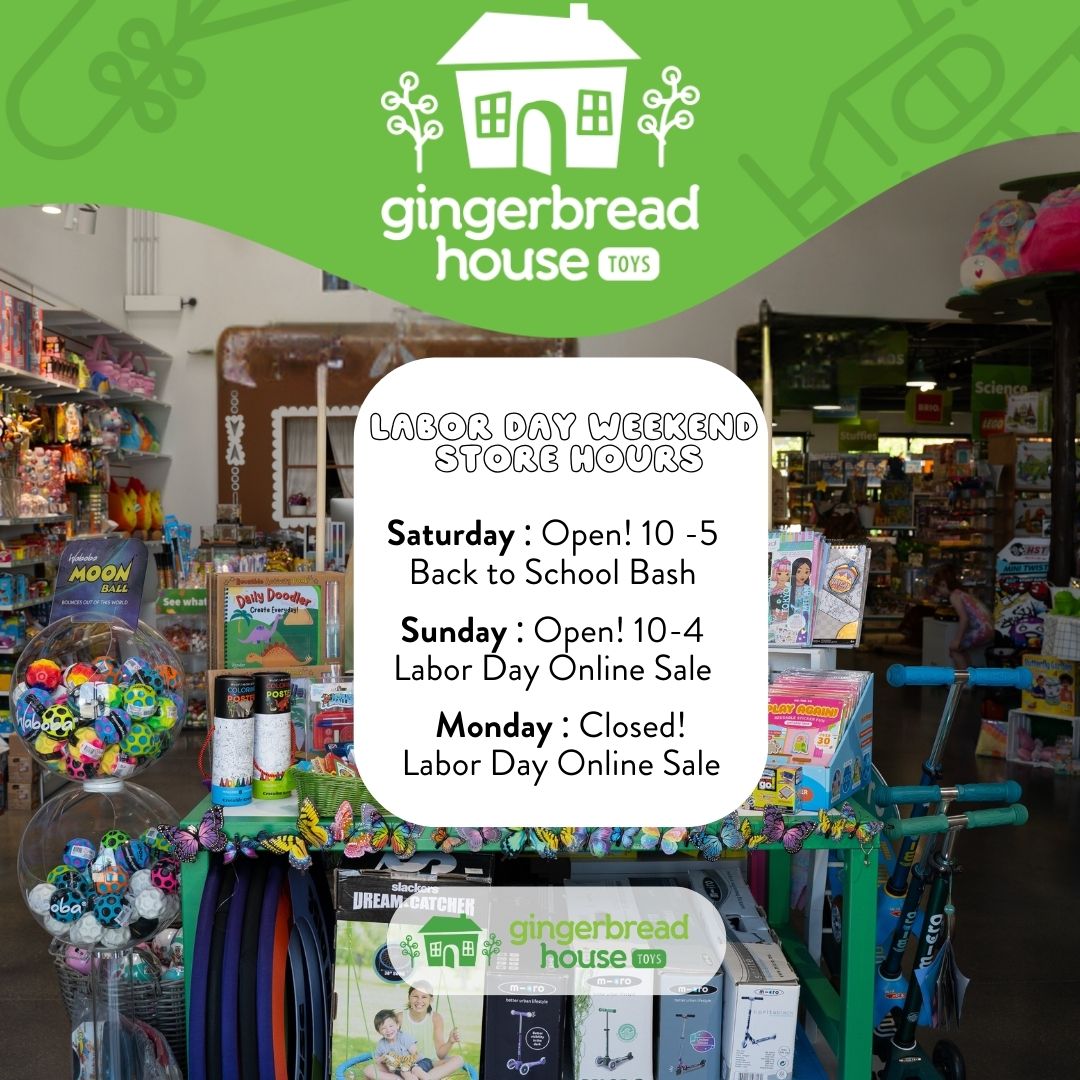 Labor Day Toy Sale: 30% Off Outdoor Toys at Gingerbread House Toys!