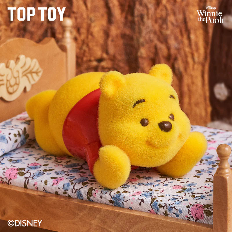 Winnie the Pooh Happy Everyday Series – Flocked Blind‑Box Figures