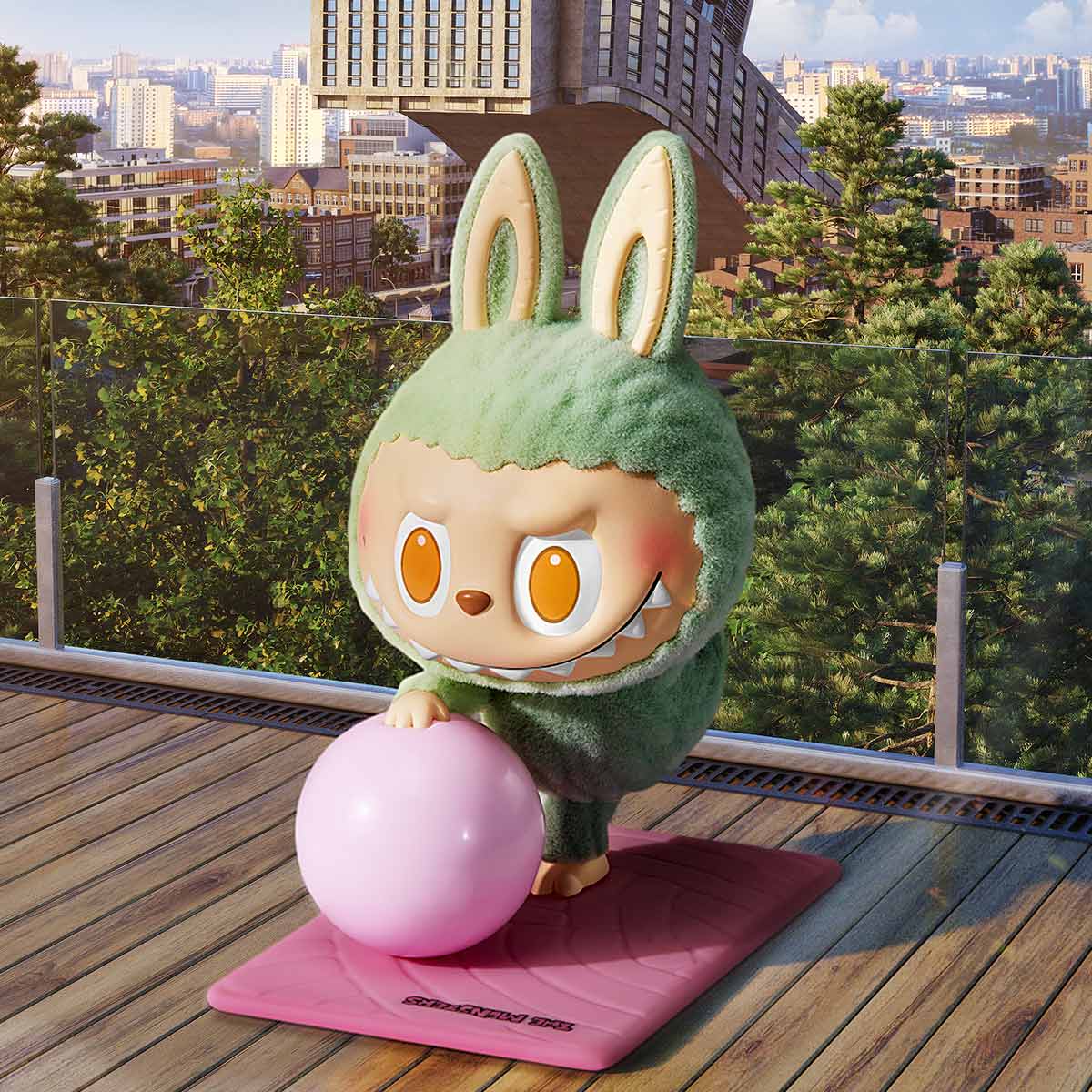 Labubu Lazy Yoga Series – Pop Mart Blind-Box Yoga Figures