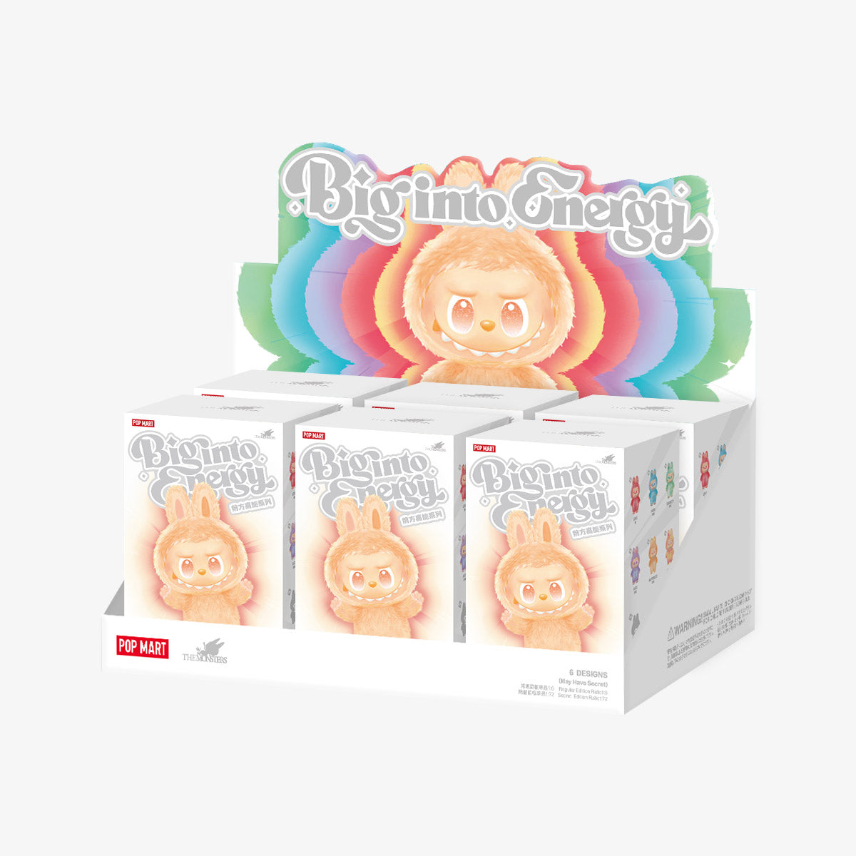 ☆正規品 未開封Labubu Big into Energyシリーズ ☆ Labubu Big Into Energy Series – Pop Mart Blind‑Box Plush Pendants