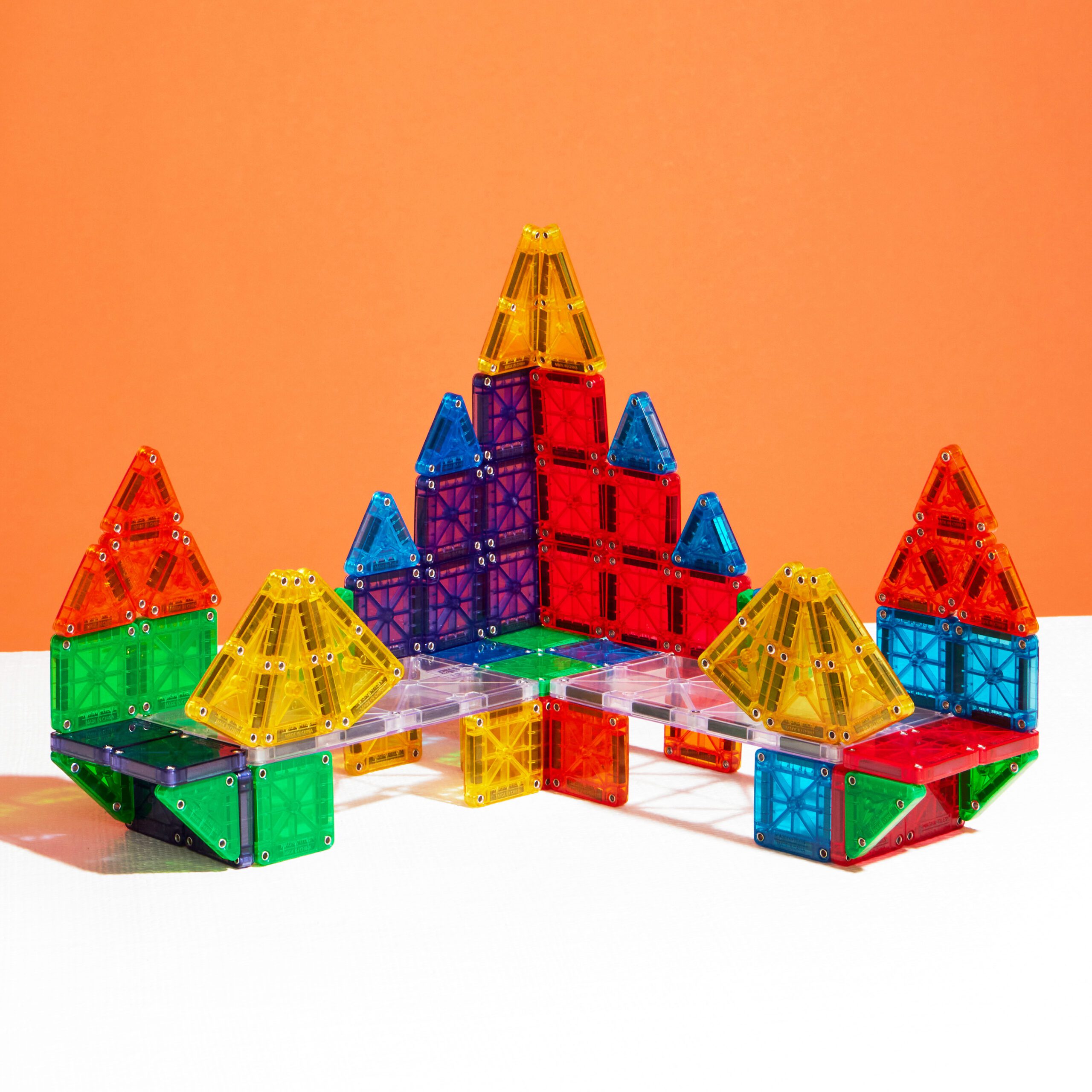 MAGNA-TILES® microMAGS 70 Piece Deluxe Set - Gingerbread House Toys