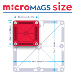 MAGNA-TILES® microMAGS 70 Piece Deluxe Set