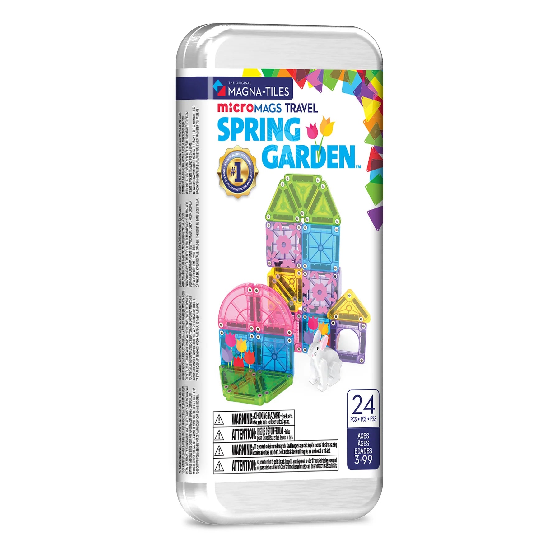 microMAGS Spring Garden 24pc – Portable Magnetic Travel Set