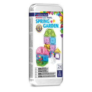 microMAGS Spring Garden 24pc – Portable Magnetic Travel Set microMAGS Spring Garden 24pc – Portable Magnetic Travel Set