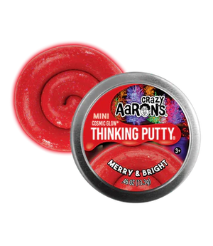 Crazy Aaron’s Thinking Putty 2″ Holiday Mini Tin – Festive Sensory Putty Stocking Stuffer