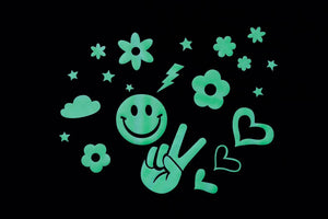 Glow Stickers - Happy Days