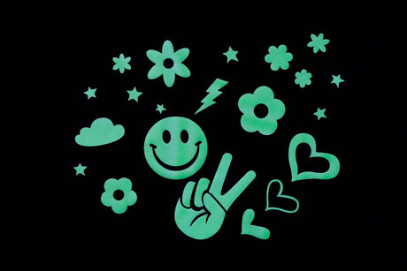 Glow Stickers - Happy Days