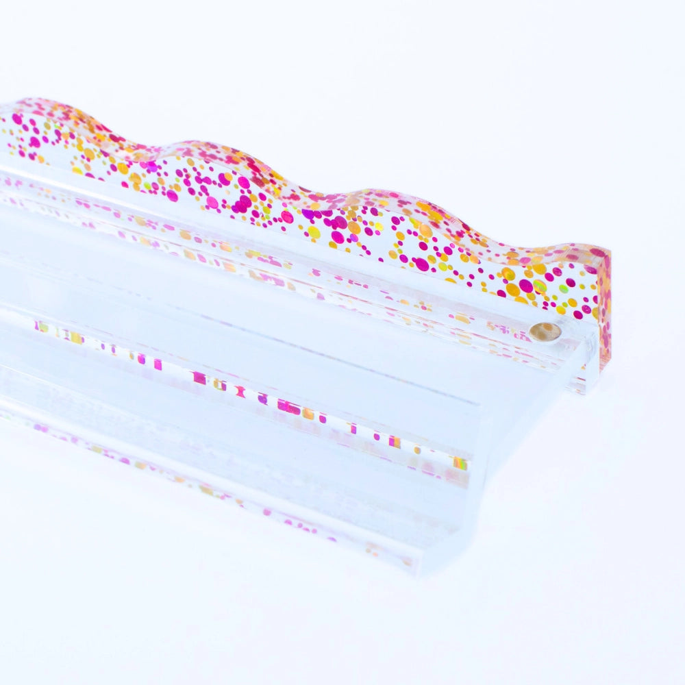 Mahjong Rack Pusher Add On-Magnetic Confetti Pink