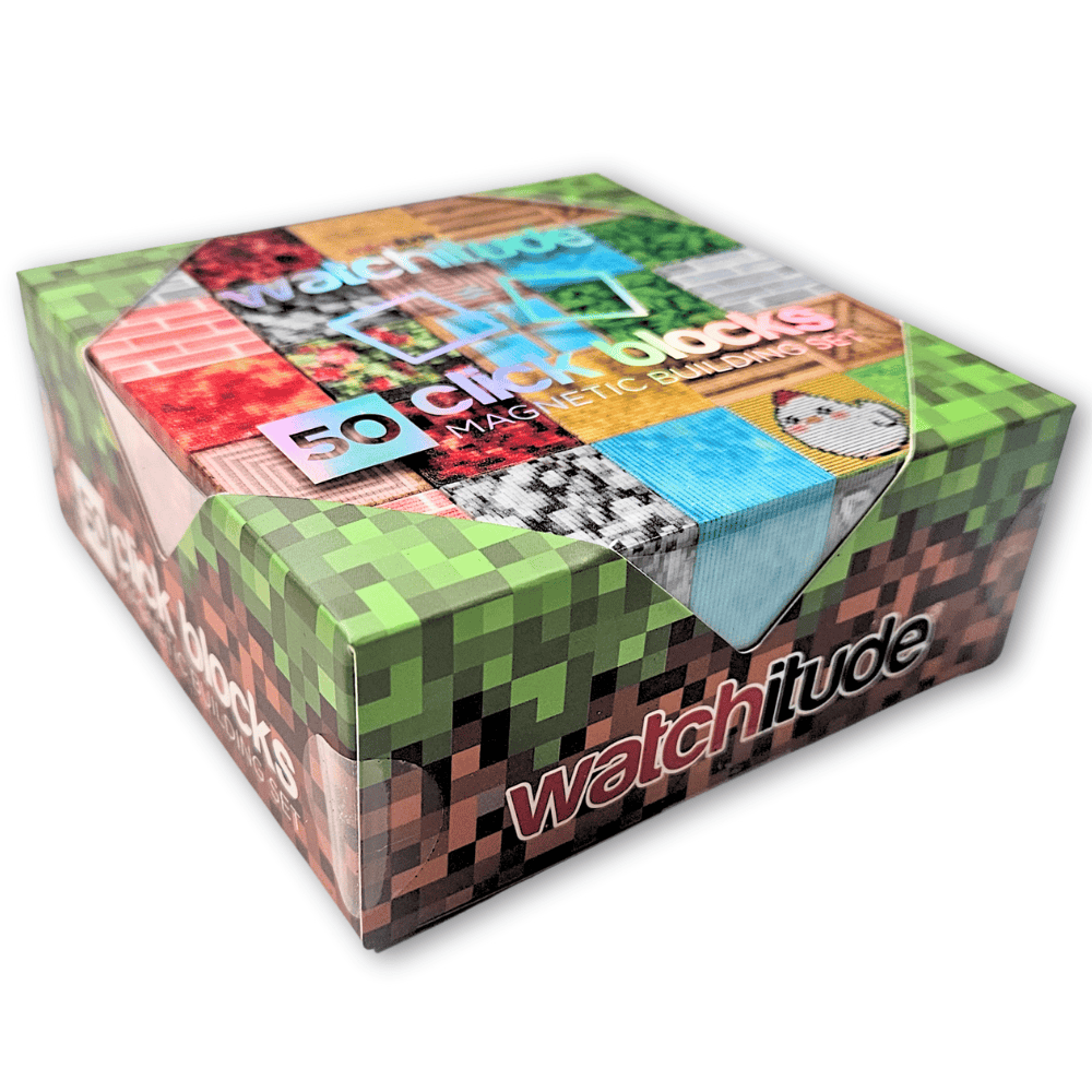 Click Blocks 50pc – Watchitude Building Set - Gingerbread House Toys