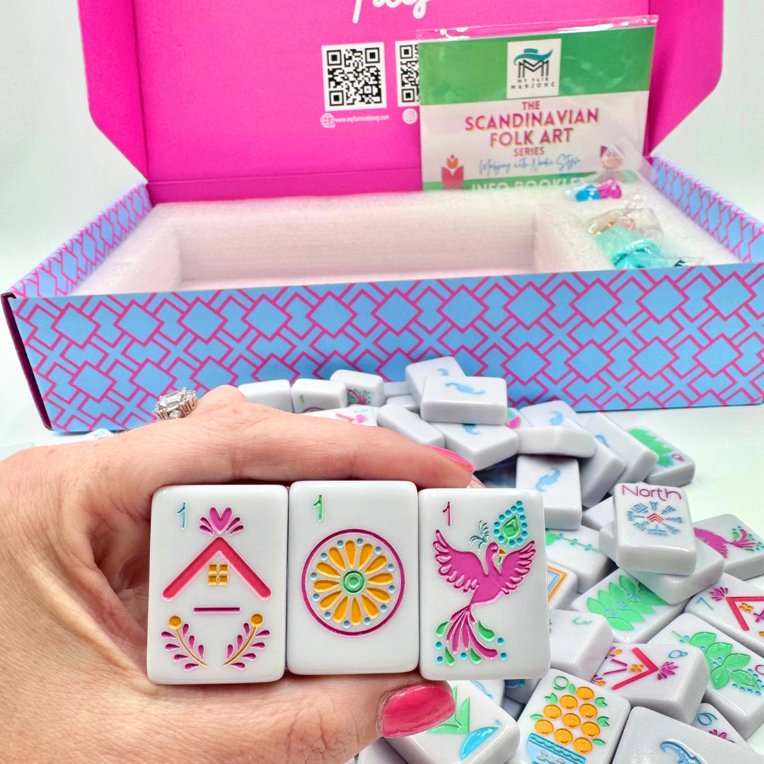 The Scandinavian Folk Art Series | Mahjong with Nordic Style