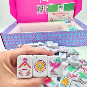 The Scandinavian Folk Art Series | Mahjong with Nordic Style