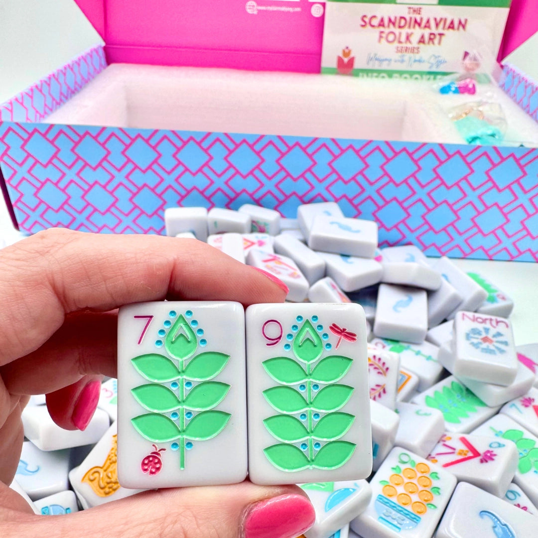 The Scandinavian Folk Art Series | Mahjong with Nordic Style