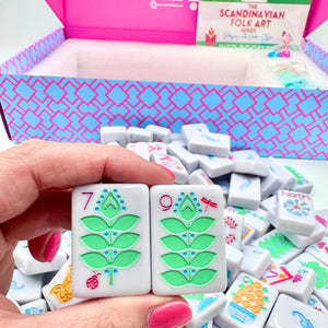 The Scandinavian Folk Art Series | Mahjong with Nordic Style