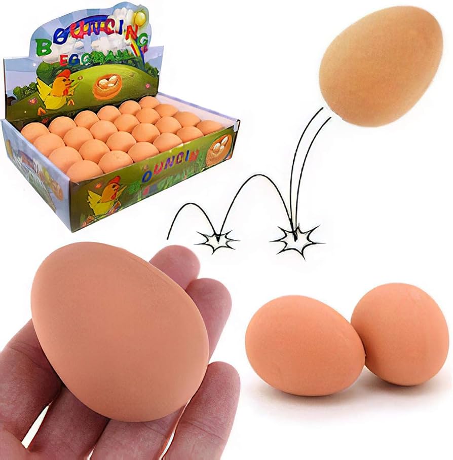 Egg Bouncy Balls