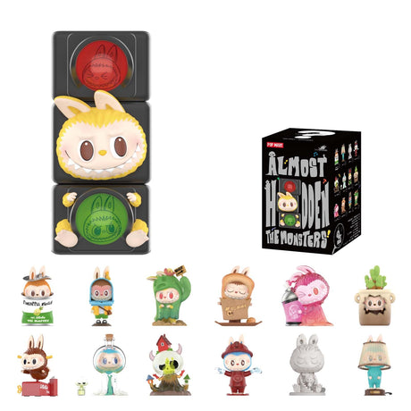Labubu disguised as a lamp from The Monsters Almost Hidden Series.