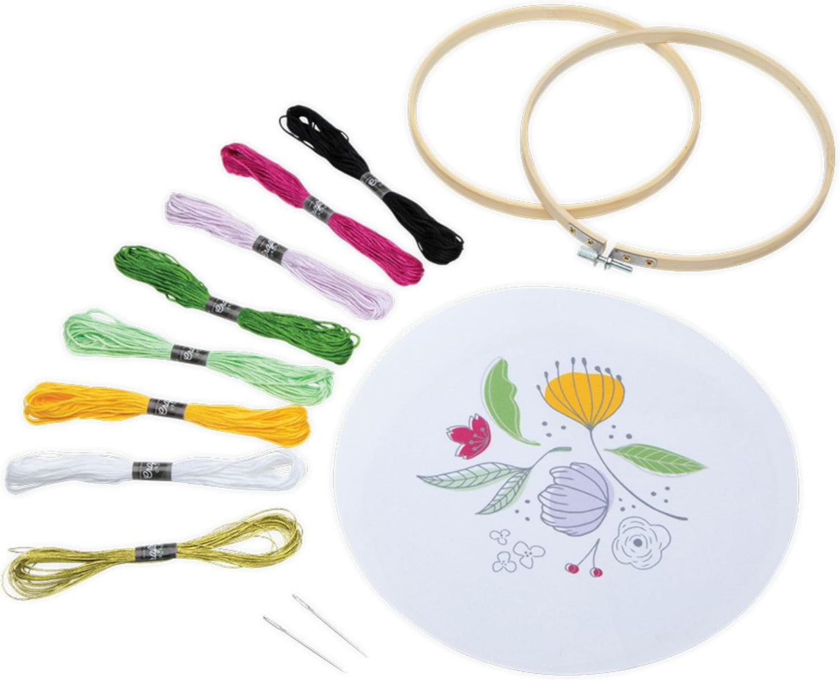 Craft-tastic Spring Blooms Embroidery Kit