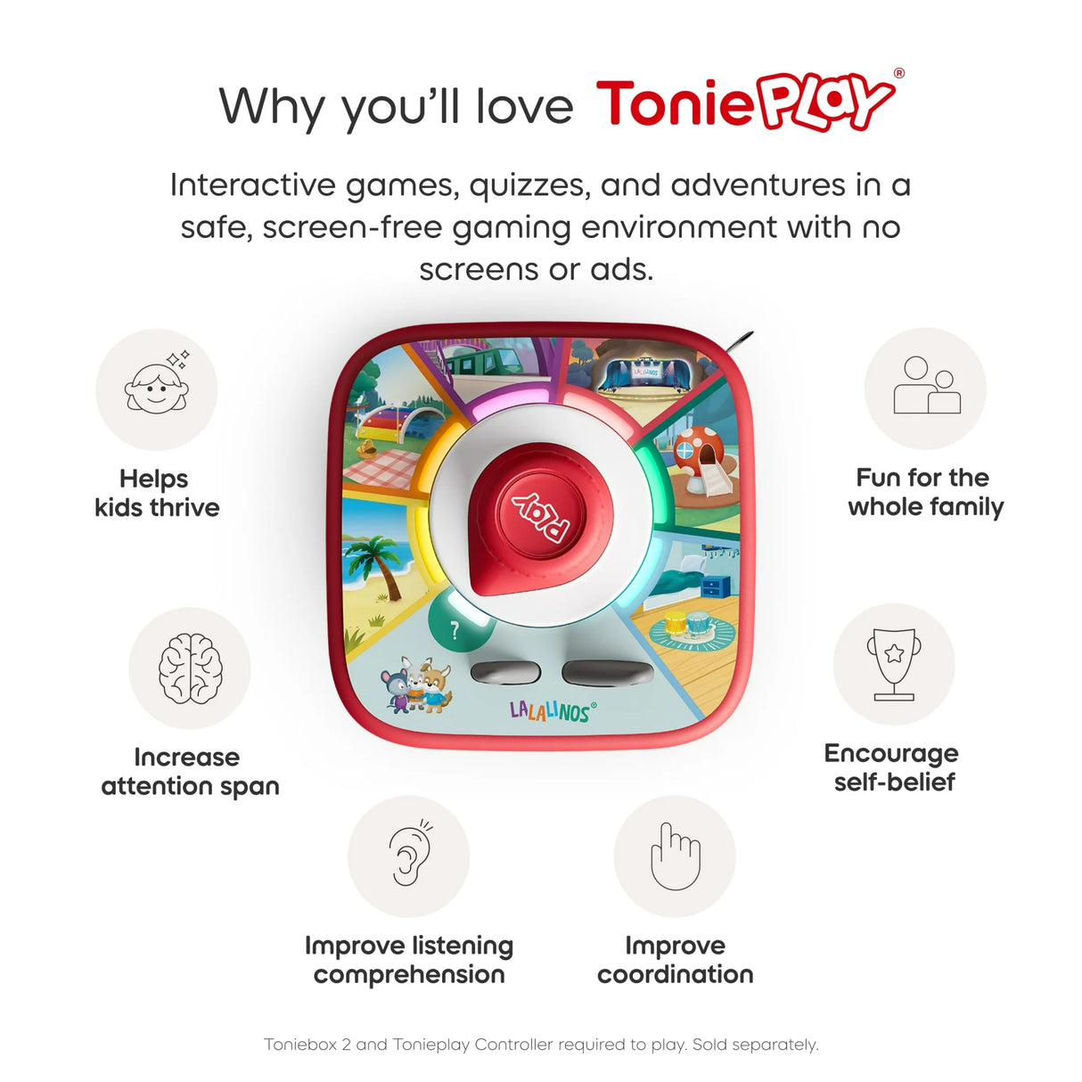 Tonieplay Set: Controller + Lalalinos Find the Photo Game