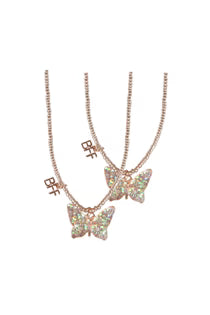 BFF Butterfly Share Necklace