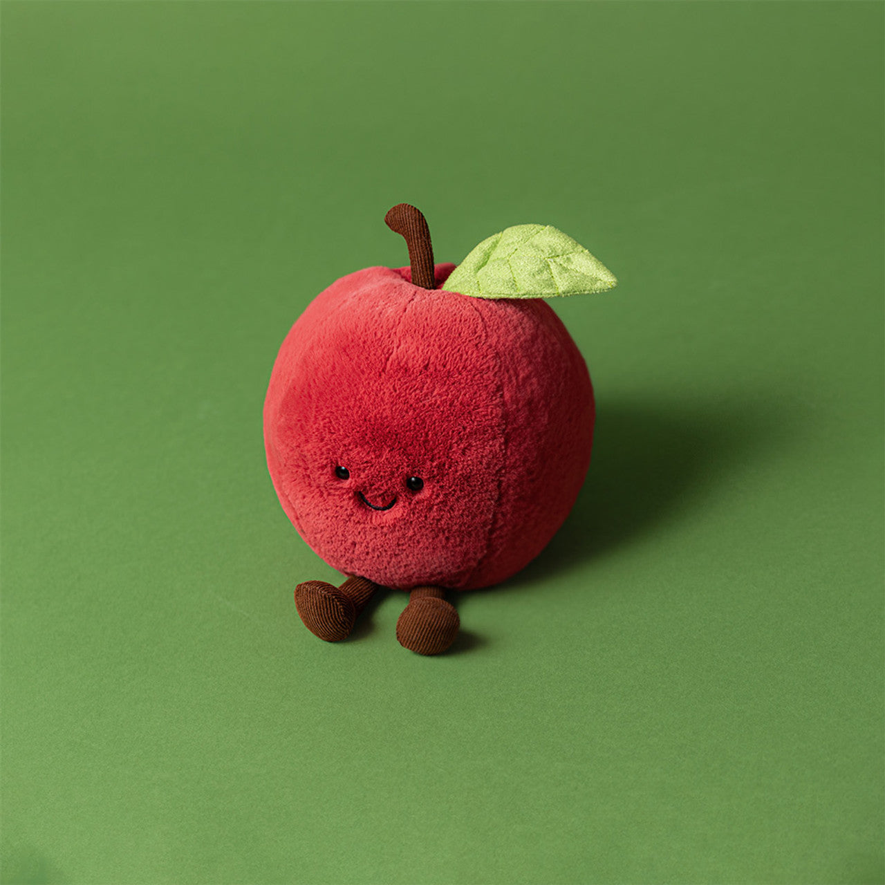 Amuseables Apple – Cheery Plush Fruit from Jellycat - Gingerbread