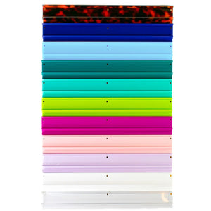 Premium Acrylic Mahjong Rack | Solid Macaron Blue