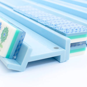 Premium Acrylic Mahjong Rack | Solid Macaron Blue