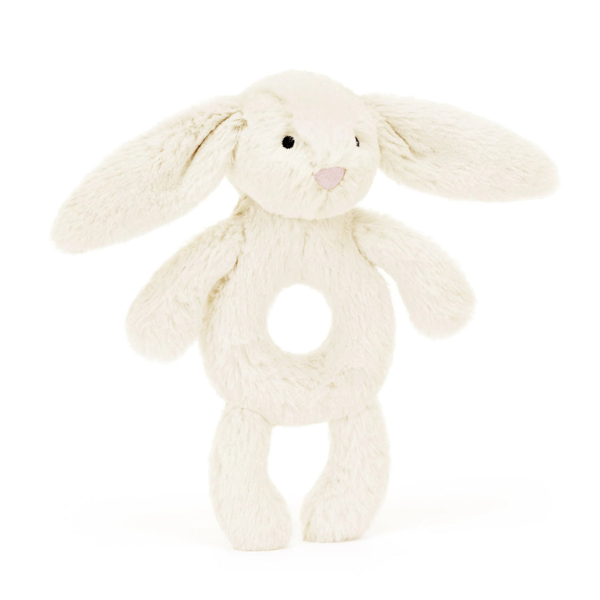 Ring Rattle - Cream Bunny