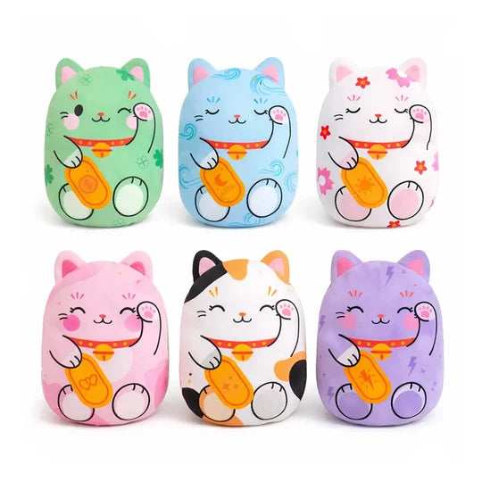 Bubble Stuffed Mini Lucky Cats