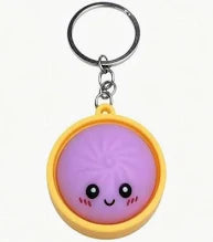 Dumpling Fidget LED Keychain