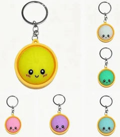 Dumpling Fidget LED Keychain