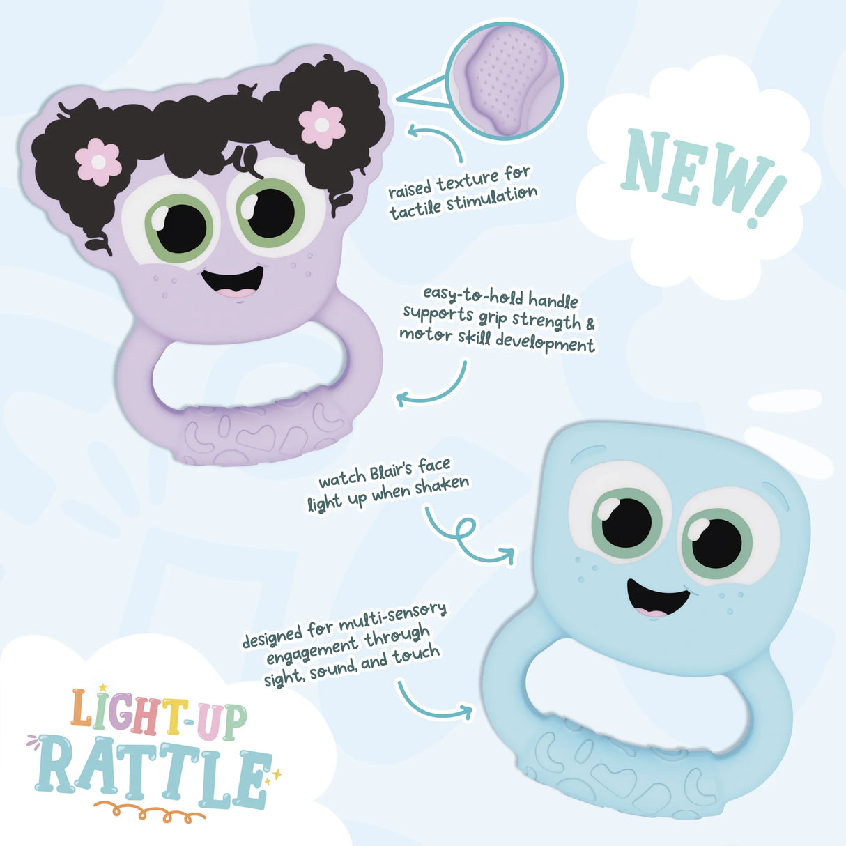 Glo Pals Light Up Rattle Blair