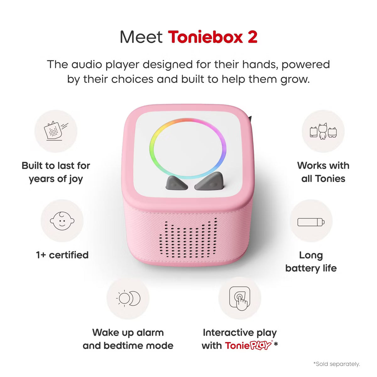Bluey Toniebox 2 - Pink