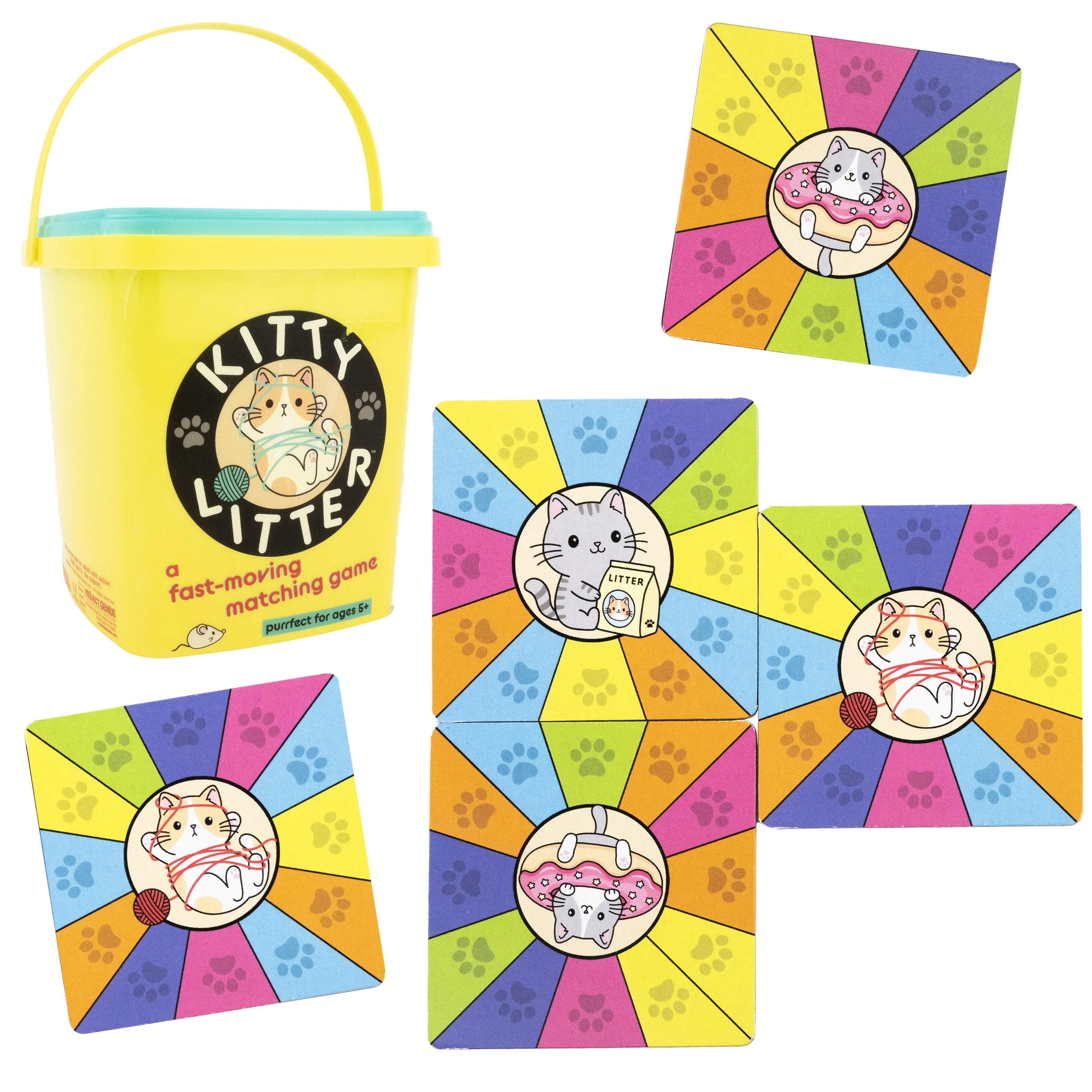 Kitty Litter Matching Game - Gingerbread House Toys