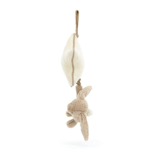 Bashful Bunny Musical Pull - Creme