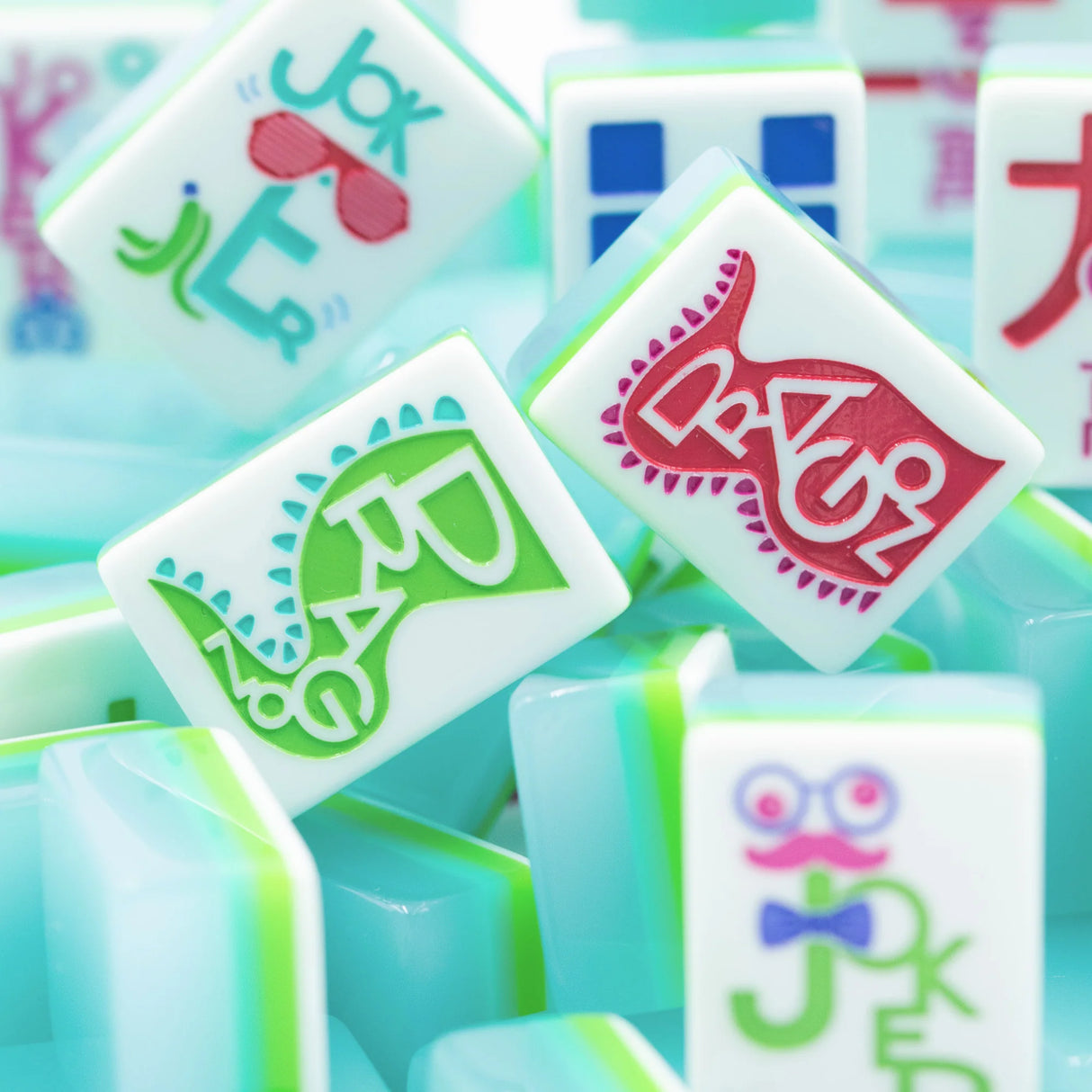Petite Ocean Blue Mahjong Set | The Play Series